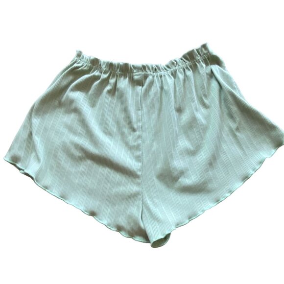 Zaful Womens Light weight Comfy Ribbed Shorts-Mint Green-Size 4-GUC - Picture 6 of 7